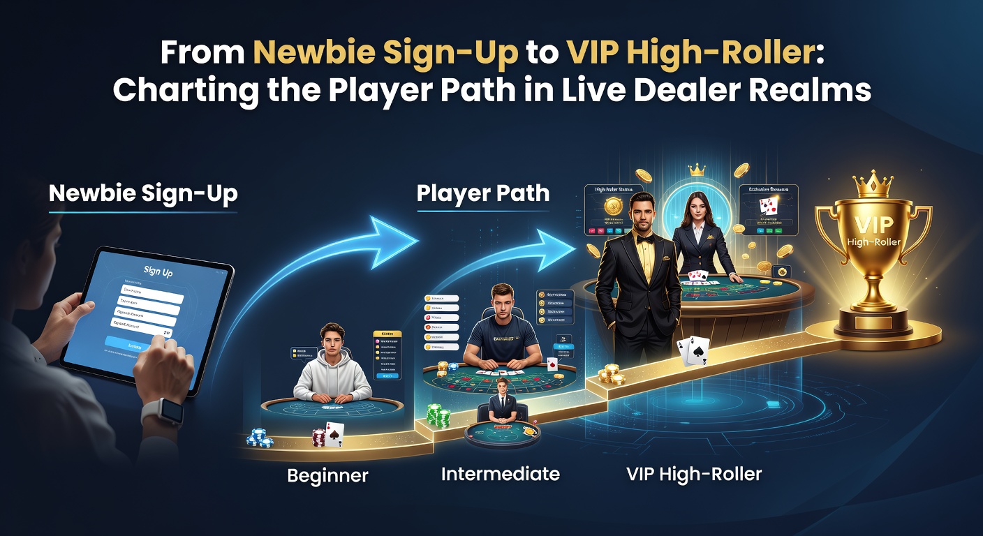 A new player excitedly signing up on a live dealer casino platform, screen showing registration form with live blackjack table in background