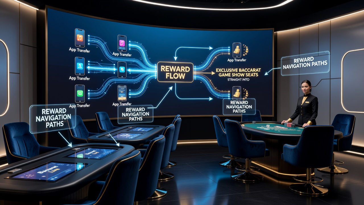VIP roulette table setup with exclusive seating arrangements linked to app reward systems