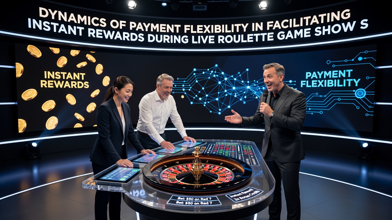 Integration of banking solutions with live roulette game show reward systems